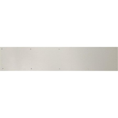 Camp Usa 8 x 34 in. Screw Mount Satin Nickel Kick Plate CA979152